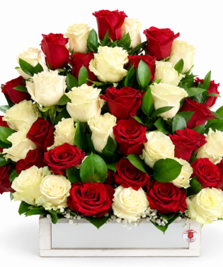 Baúl de rosas importadas