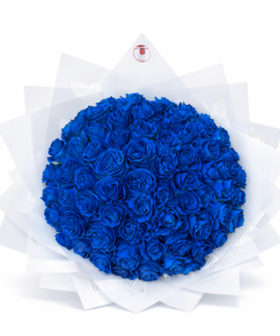 Ramo Buchón Rosas Azules