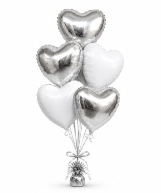 Bouquet de 6 globos en helio