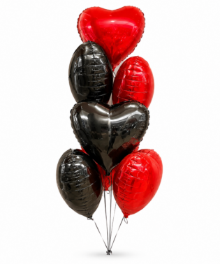 Bouquet de 7 globos en helio